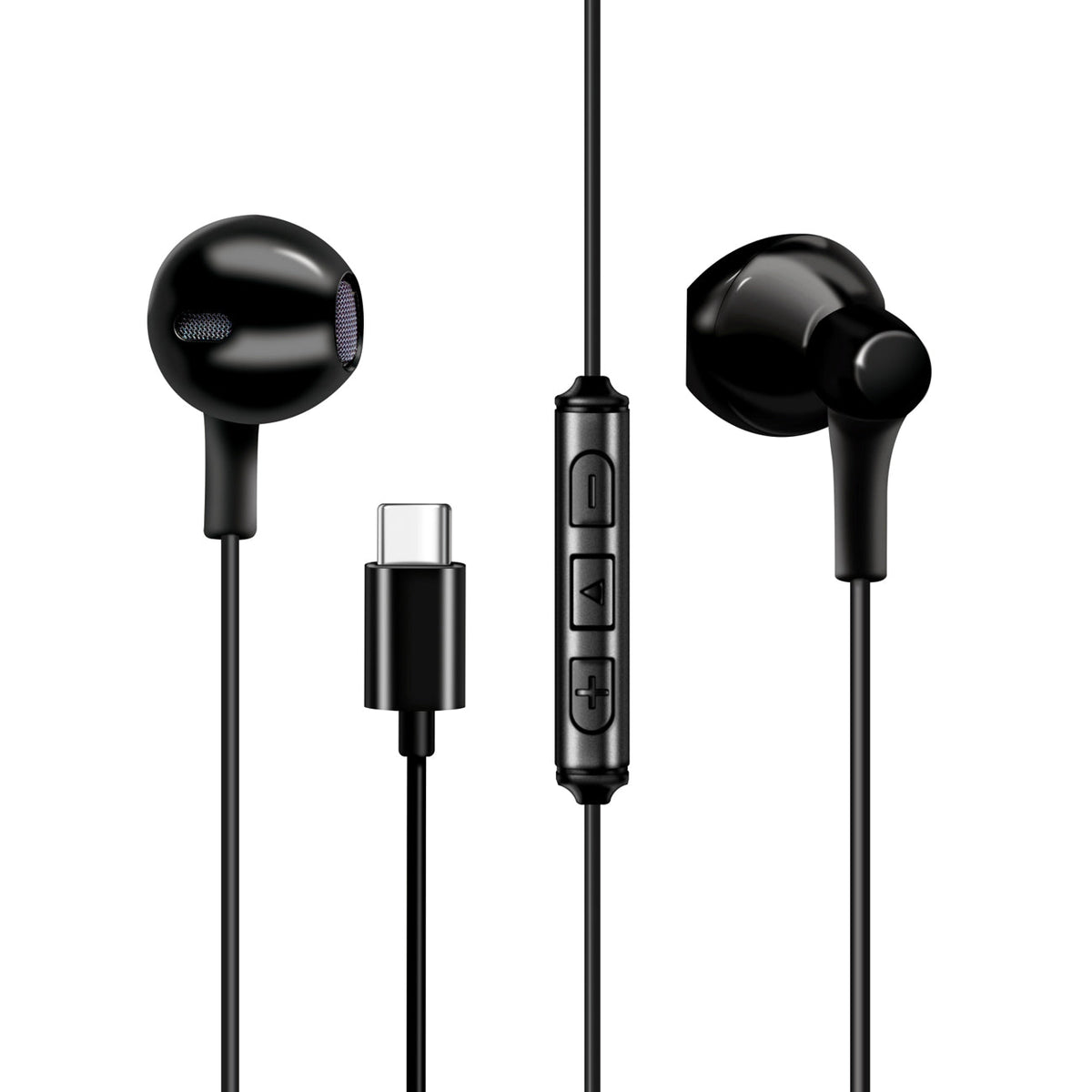 Moisture MT-H212 Earphones For Type C In Black - Crystal Clear & Reliable | CELL DEMAND Official