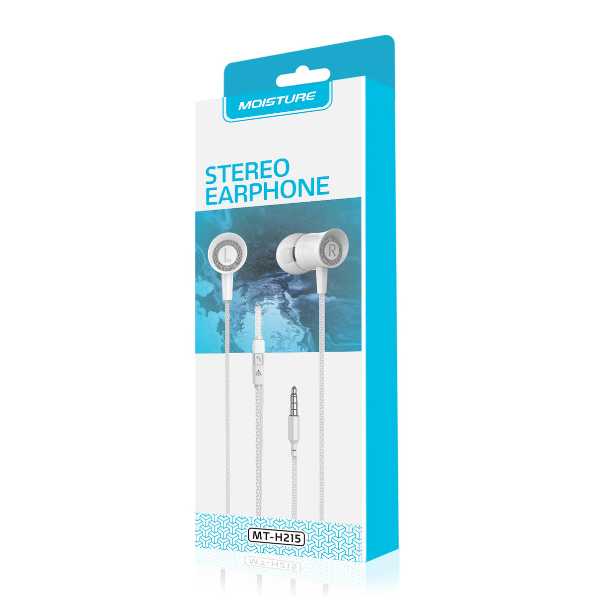 Moisture MT-H215 Earphones In Black - Ultra-Slim & Reliable | CELL DEMAND Official