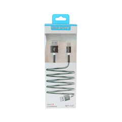 Moisture 2.6A Premium Full Hi-Speed Data Cable In Gray - Heavy Duty & Reliable | CELL DEMAND Official