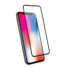 iPhone X Screen Tempered Glass 3D full coverage HD Clear Protective Film In Black - Shockproof & Reliable | CELL DEMAND Official