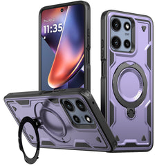 360¡ã Rotating Magnetic Versatile Stand Gray Compatible with Motorola Moto G 5G 2025 - Heavy Duty & Reliable | CELL DEMAND Official