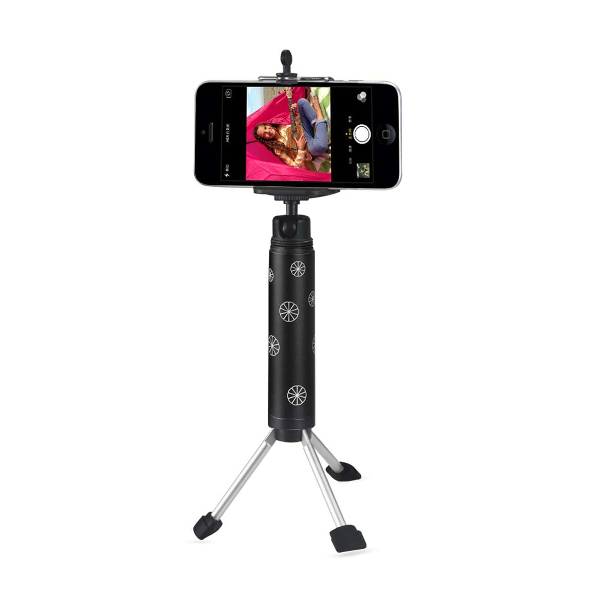 SELFIE MONOPOD STICK UNIVERSAL TRIPOD MINI PHONE HOLDER IN BLACK - Heavy Duty & Reliable | CELL DEMAND Official