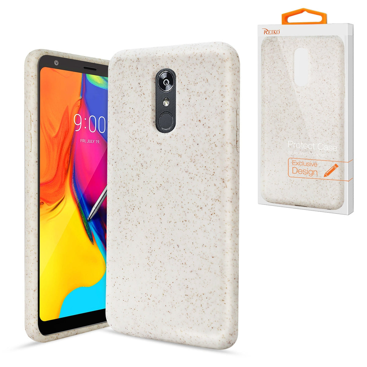 LG STYLO 5 Wheat Bran Material Silicone Phone Case In White - Durable & Reliable | CELL DEMAND Official