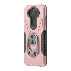 Phone Case with Ring Holder LG ARISTO 5 In Rose Gold - Shockproof & Reliable | CELL DEMAND Official
