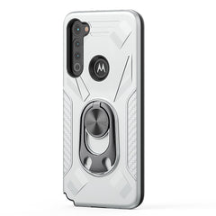 MOTOROLA G STYLUS Case with Ring Holder In Silver - Heavy Duty & Reliable | CELL DEMAND Official