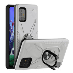 Phone Case with Ring Holder SAMSUNG GALAXY A51 5G In Silver - Heavy Duty & Reliable | CELL DEMAND Official
