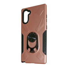 SAMSUNG GALAXY NOTE 10 Case with Ring Holder In Rose Gold - Shockproof & Reliable | CELL DEMAND Official