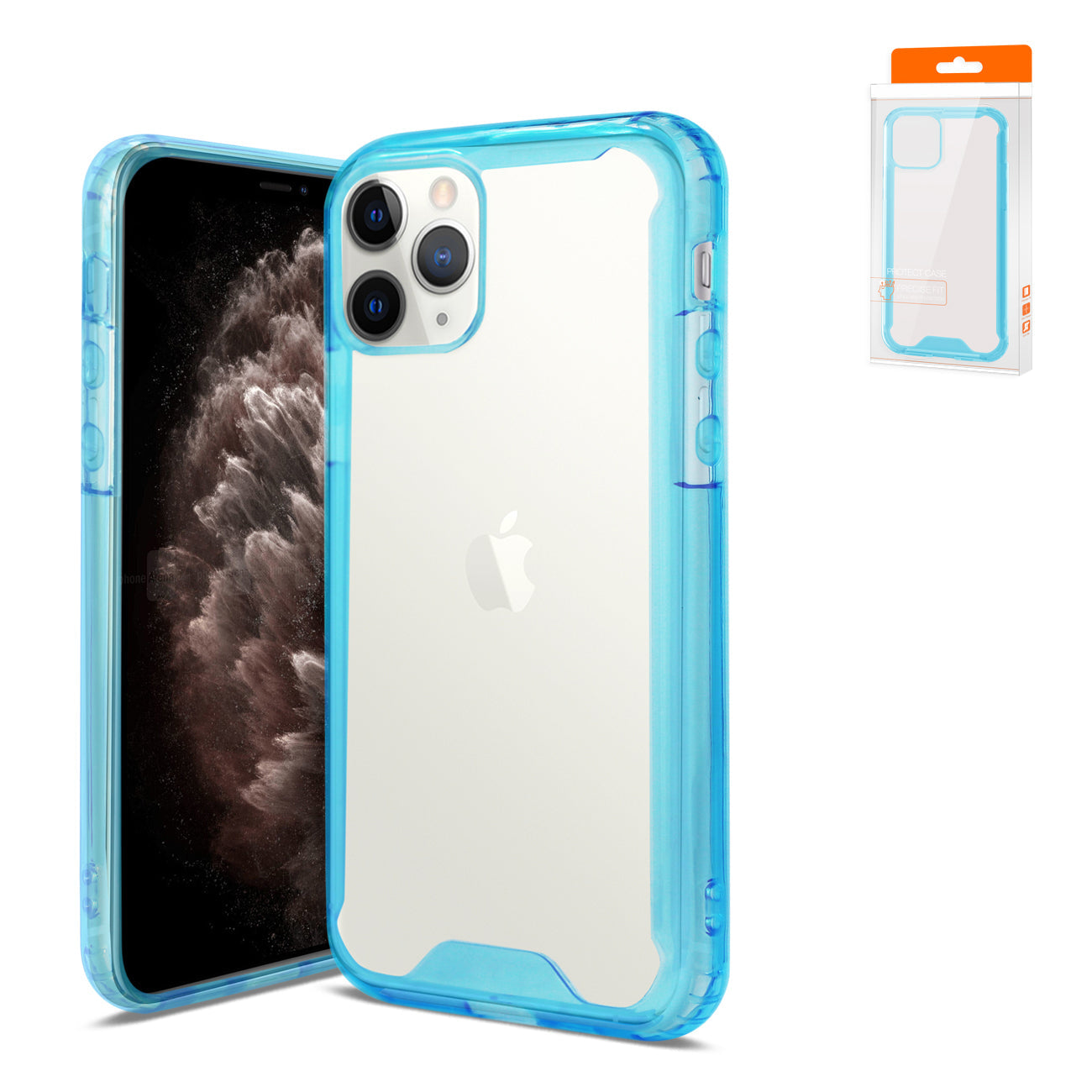 IPHONE 11 PRO Compatible APPLE IPHONE 11 PRO High Quality TPU Case In Blue - Ultra-Slim Protection by CELL DEMAND