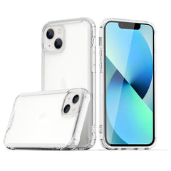 iPhone 13 Compatible High Quality 2X Clean PC and TPU Bumper Case In Clear For Apple iPhone 13 - Ultra-Slim Protection by CELL DEMAND