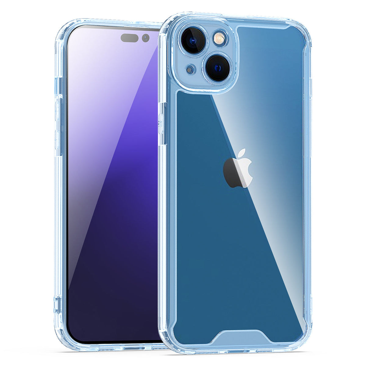 iPhone 15 Compatible High Quality 2X Clean PC and TPU Bumper Case In Clear For Apple iPhone 15 - Crystal Clear Protection by CELL DEMAND