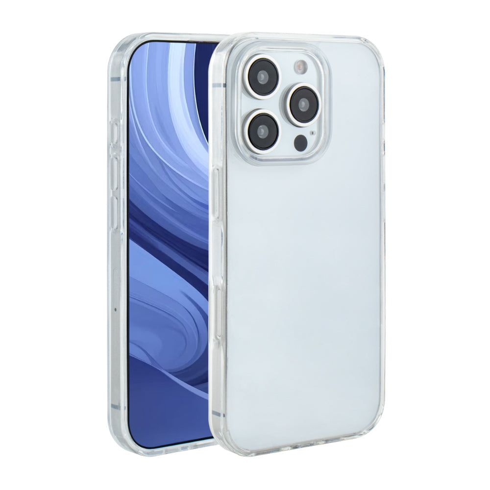 iPhone 16 PRO Compatible High Quality 2X Clean PC and TPU Bumper Case In Clear For Apple iPhone 16 PRO - Durable Protection by CELL DEMAND