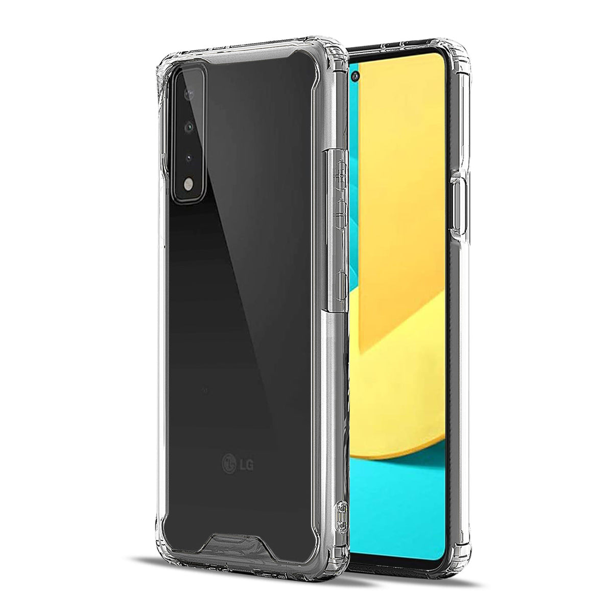 High Quality 2X Clean PC and TPU Bumper Case In Clear For LG Stylo 7 4G - Ultra-Slim & Reliable | CELL DEMAND Official