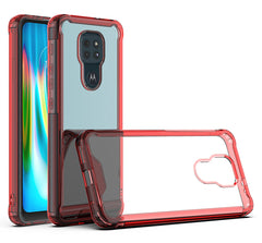 Moto E7 Plus/G9/G9 Play High quality TPU Bumper and Clarity PC Case In Clear - Durable & Reliable | CELL DEMAND Official