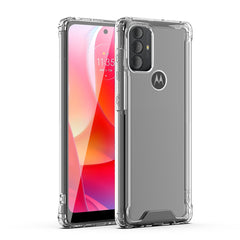 High Quality 2X Clean PC and TPU Bumper Case In Clear for Moto-G Power 2022 /Moto-G Pure 2021 - Heavy Duty & Reliable | CELL DEMAND Official