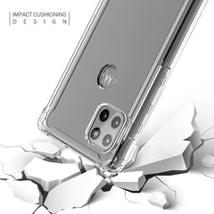 High Quality 2X Clean PC and TPU Bumper Case In Clear For  Moto One 5G Ace / G 5G - Shockproof & Reliable | CELL DEMAND Official