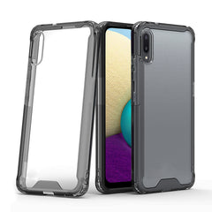 High Quality 2X Clean PC and TPU Bumper Case In Black For  Samsung Galaxy A20 /M02 - Ultra-Slim & Reliable | CELL DEMAND Official