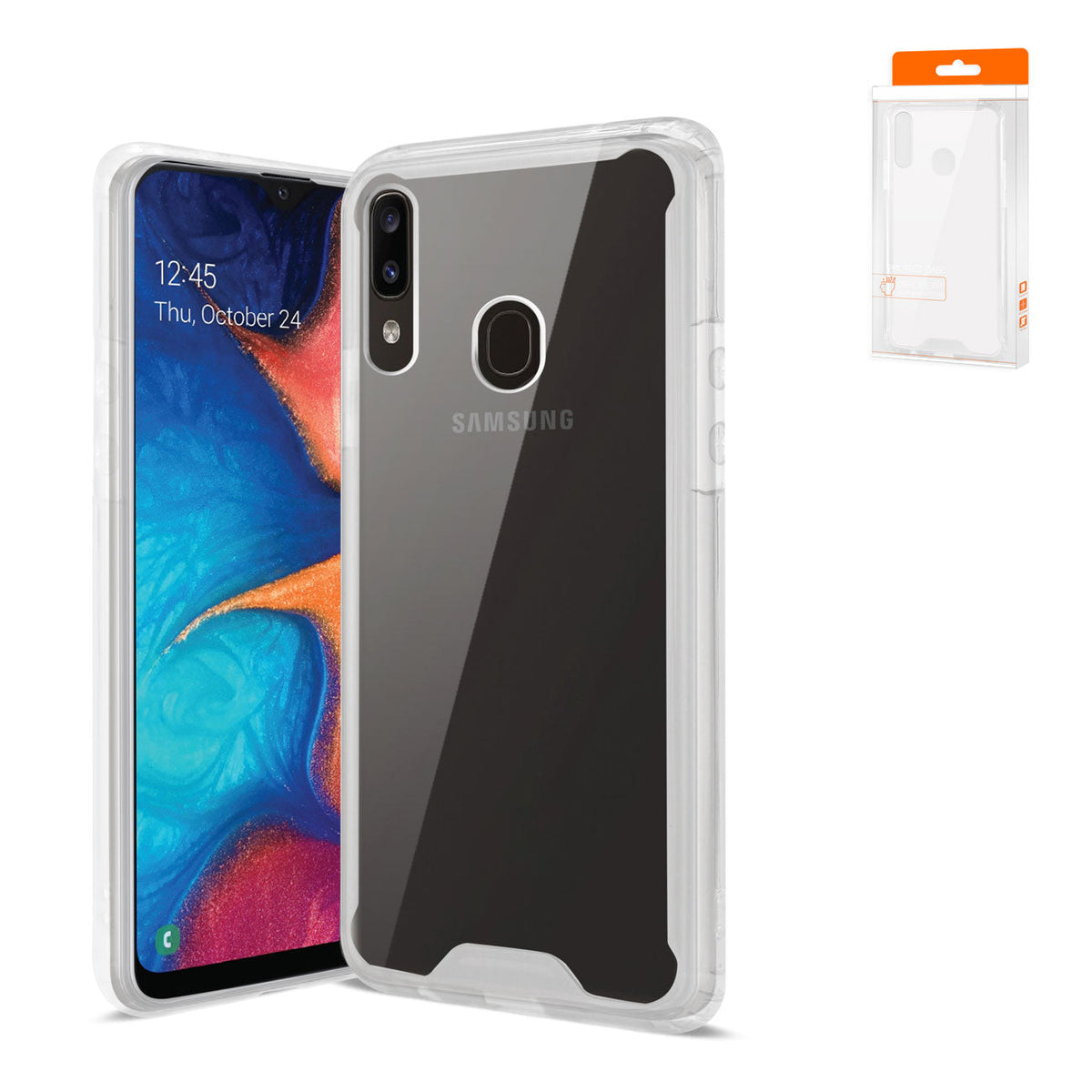 SAMSUNG GALAXY A20S High Quality TPU Case In Clear - Crystal Clear & Reliable | CELL DEMAND Official