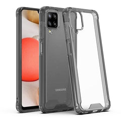 High Quality 2X Clean PC and TPU Bumper Case In Black For  Samsung Galaxy A42 5G - Heavy Duty & Reliable | CELL DEMAND Official