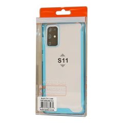 Samsung S20 Plus High quality Tpu Bumper and Clarity PC Case In Blue - Heavy Duty & Reliable | CELL DEMAND Official