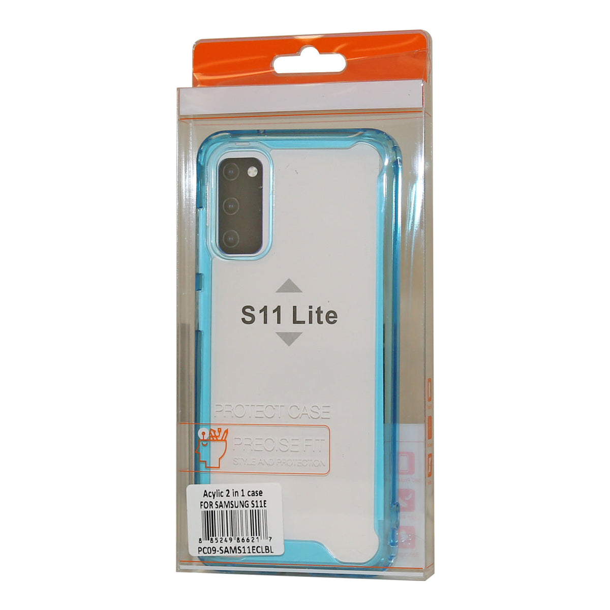Samsung S20 High quality Tpu Bumper and Clarity PC Case In Blue - Premium & Reliable | CELL DEMAND Official