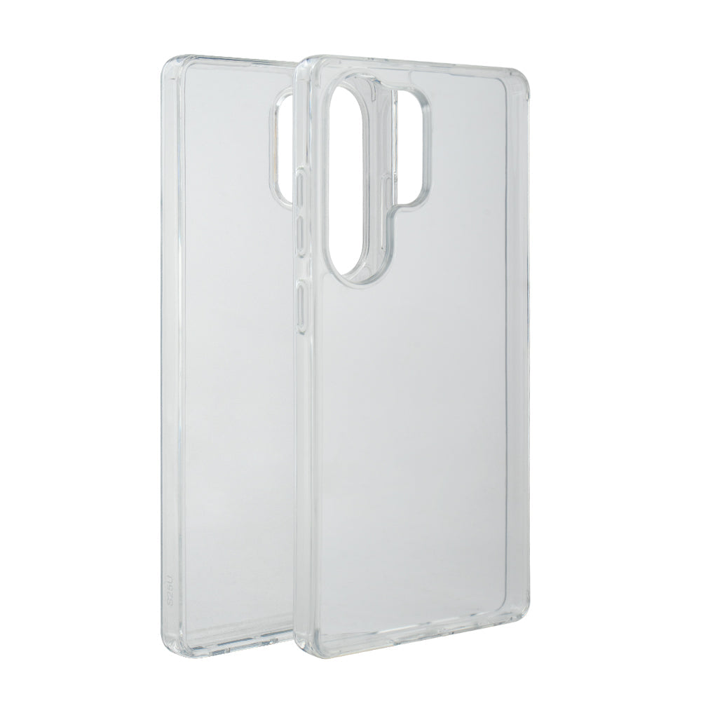 High Quality 2X Clean PC and TPU Bumper Case In Clear For Samsung Galaxy S25 ULTRA - Heavy Duty & Reliable | CELL DEMAND Official