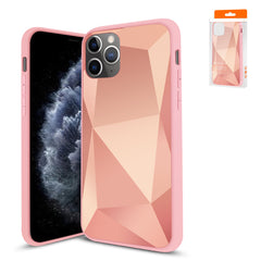 iPhone 11 Pro Compatible Apple iPhone 11 Pro Apple Diamond Cases In Rose Gold - Shockproof Protection by CELL DEMAND