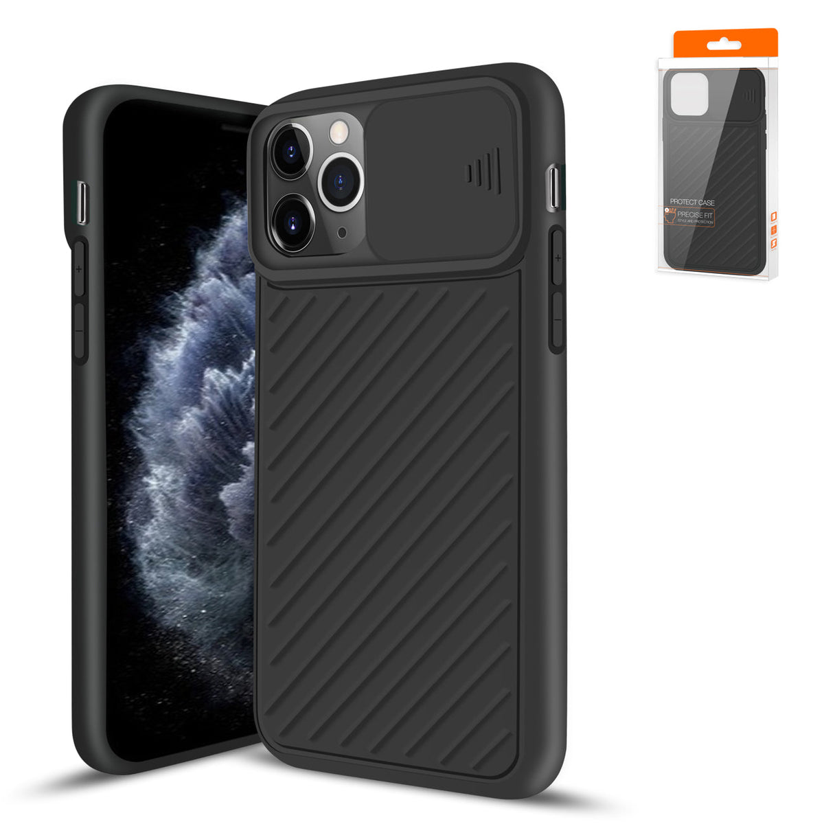 IPHONE 11 PRO Compatible Camshield Series Case With Slide Camera CoverTpu Case For APPLE IPHONE 11 PRO In Black - Heavy Duty Protection by CELL DEMAND
