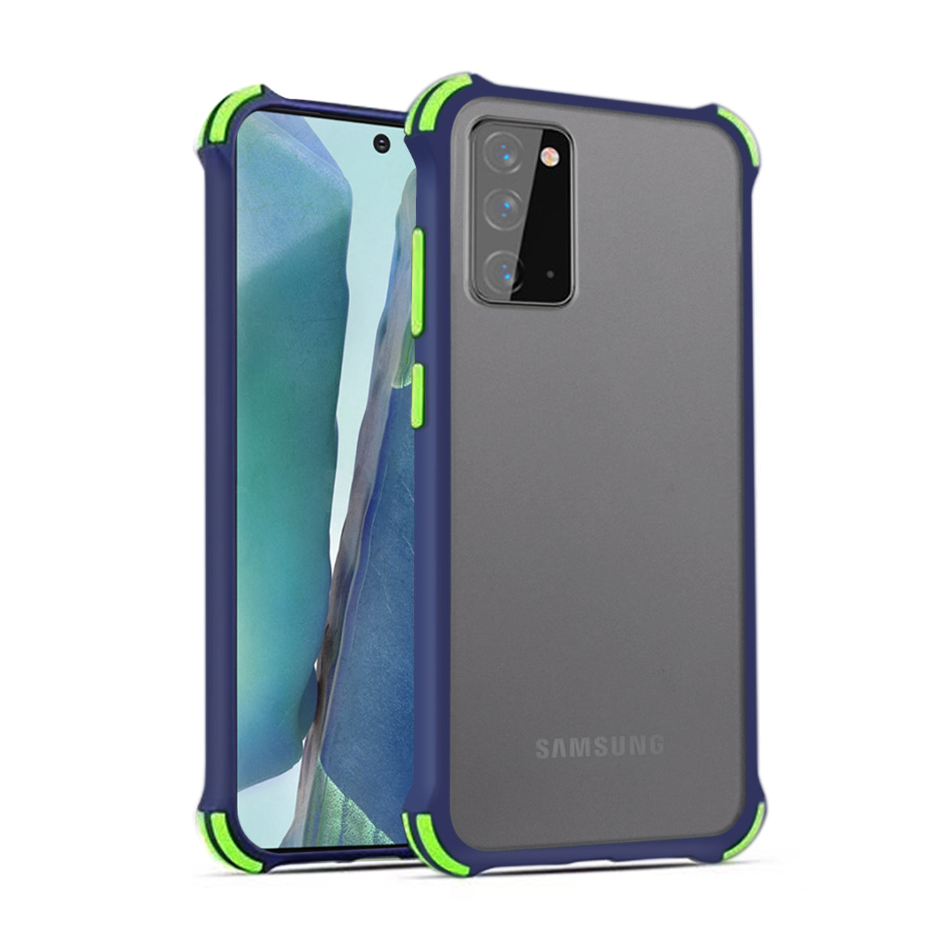 Bumper Case For SAMSUNG GALAXY NOTE 20 In Blue - Shockproof & Reliable | CELL DEMAND Official