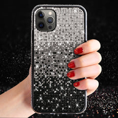 IPHONE 12 PRO Compatible Design Diamond Case For APPLE IPHONE 12 PRO MAX In Black - Shockproof Protection by CELL DEMAND