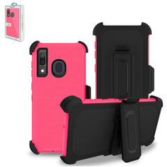 3-In-1 Hybrid Heavy Duty Holster Combo Case For In Hot Pink - Durable & Reliable | CELL DEMAND Official