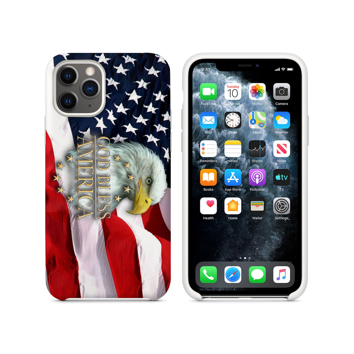 IPHONE 11 PRO Compatible Eagle Design Case For APPLE IPHONE 11 PRO In Mix - Premium Protection by CELL DEMAND