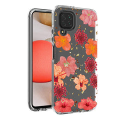 Pressed dried flower Design Phone case for Samsung Galaxy A42 5G In Red - Heavy Duty & Reliable | CELL DEMAND Official