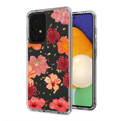 Pressed dried flower Design Phone case for Samsung Galaxy A52 5G In Red - Ultra-Slim & Reliable | CELL DEMAND Official