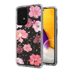 Pressed dried flower Design Phone case for Samsung Galaxy A72 5G In Pink - Durable & Reliable | CELL DEMAND Official