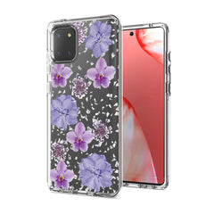 Pressed dried flower Design Phone case for  SAMSUNG GALAXY A81/Note 10 Lite/M60S In Purple - Durable & Reliable | CELL DEMAND Official