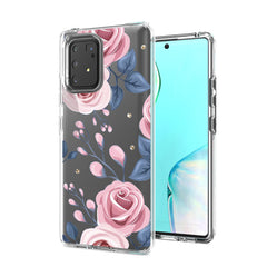 Pressed dried flower Design Phone case for SAMSUNG GALAXY A91/S10 Lite/M80S In Rose Gold - Shockproof & Reliable | CELL DEMAND Official