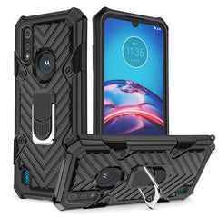 Kickstand Anti-Shock And Anti Falling Case for  Moto E6S In Black - Durable & Reliable | CELL DEMAND Official