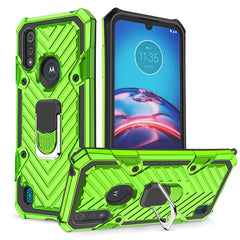 Kickstand Anti-Shock And Anti Falling Case for  Moto E6S In Green - Premium & Reliable | CELL DEMAND Official