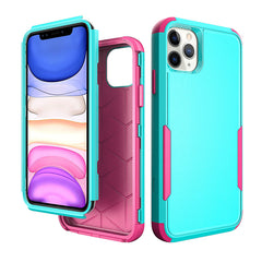 IPHONE 11 PRO Compatible 3in1 Hybrid Heavy Duty Defender Rugged Armor Case For APPLE IPHONE 11 PRO MAX In Green - Ultra-Slim Protection by CELL DEMAND