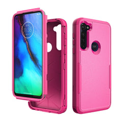 3in1 Hybrid Heavy Duty Defender Rugged Armor Military Grade Case MOTOROLA G STYLUS 2020 In Hot pink - Ultra-Slim & Reliable | CELL DEMAND Official