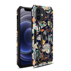 IPHONE 12 MINI Compatible Phone Case with Magnetic Ring Holder For IPHONE 12 MINI In Navy - Premium Protection by CELL DEMAND