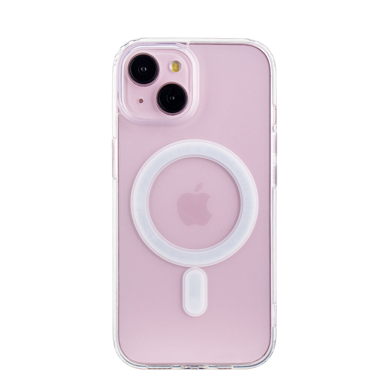 iPhone 15  Compatible Magnetic Wireless Charging TPU Bumper Case For iPhone 15 In Clear - Ultra-Slim Protection by CELL DEMAND