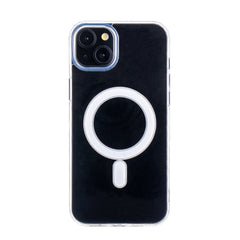 iPhone 15 Plus Compatible Magnetic Wireless Charging TPU Bumper Case For iPhone 15 Plus In Clear - Heavy Duty Protection by CELL DEMAND