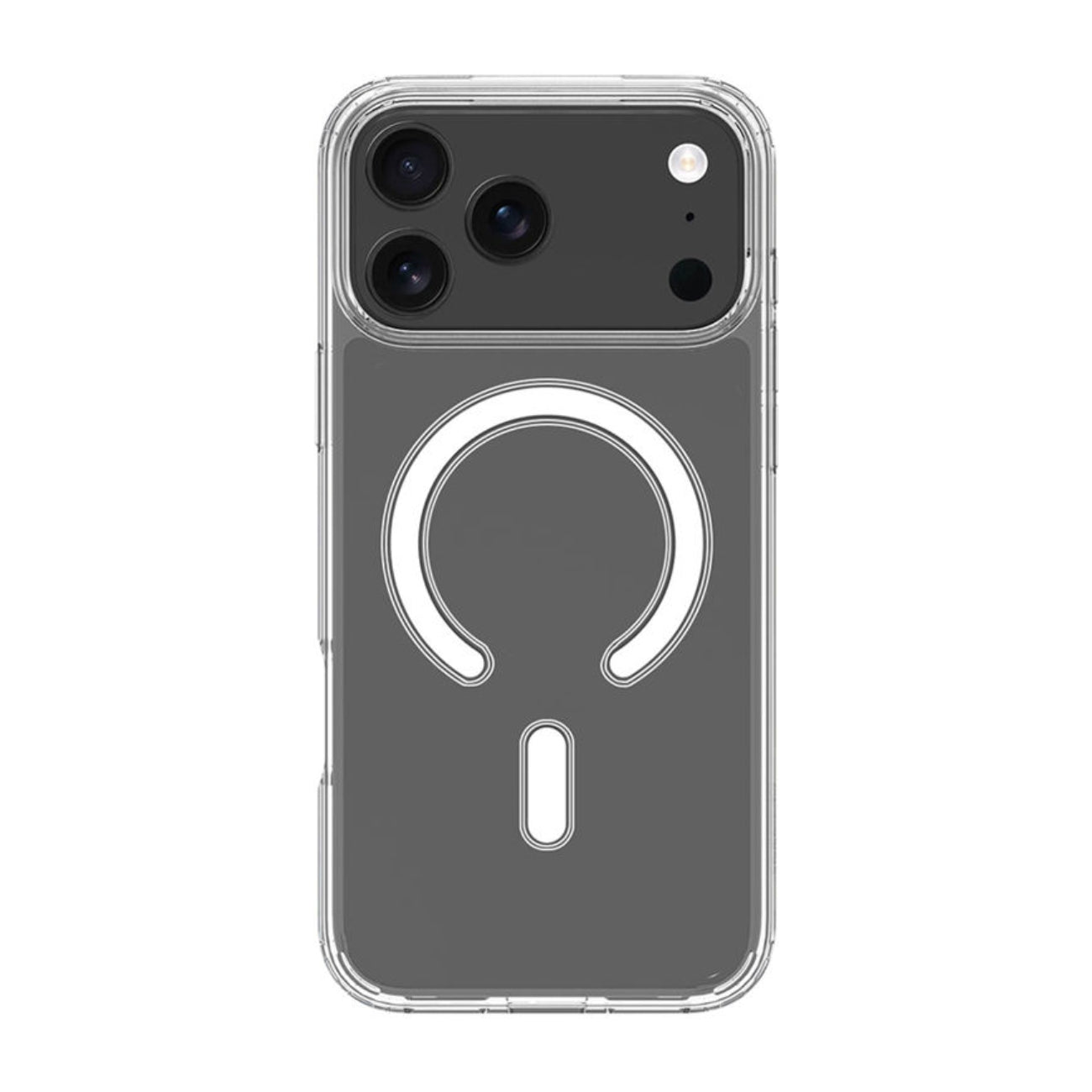 iPhone 17 MAX Compatible Magnetic Wireless Charging TPU Bumper Case For iPhone 17 MAX In Clear - Ultra-Slim Protection by CELL DEMAND