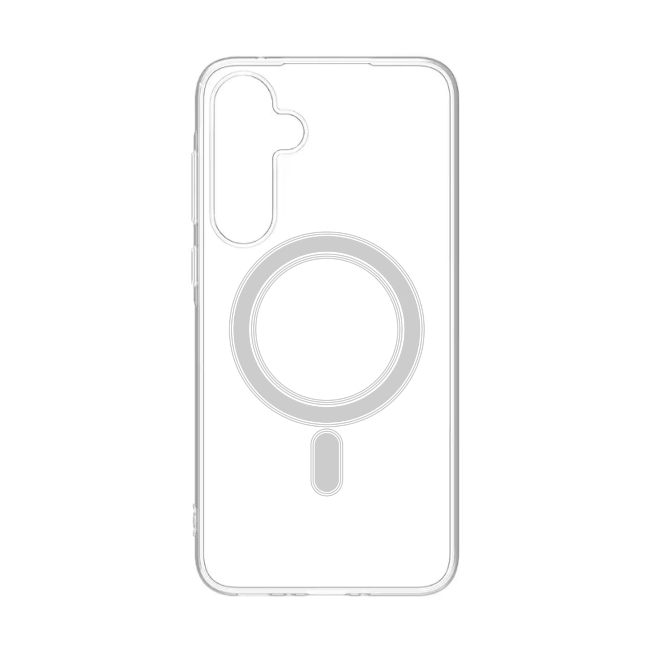 Samsung S24 Compatible Magnetic Wireless Charging TPU Bumper Case For Samsung S24 In Clear - Premium Protection by CELL DEMAND