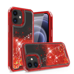 IPHONE 12 MINI Compatible Kickstand Ring Holder TPU Shockproof Case With Magnetic Car MountAPPLE IPHONE 12 MINI In Red - Heavy Duty Protection by CELL DEMAND