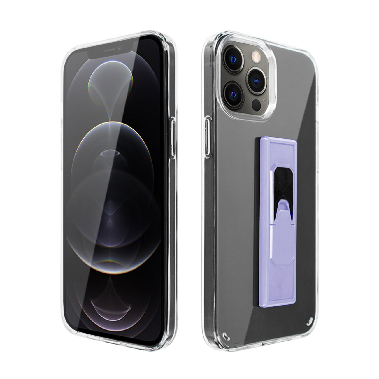 IPHONE 12 PRO Compatible TPU Bumper Shockproof Case With Embedded Coil APPLE IPHONE 12 PRO MAX In Purple - Durable Protection by CELL DEMAND