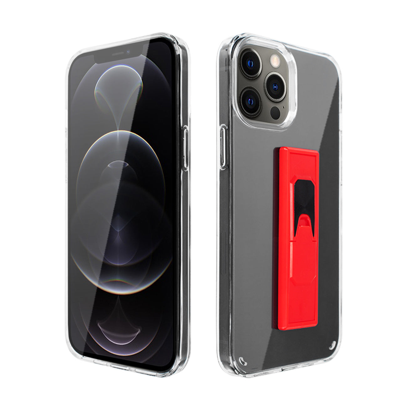 IPHONE 12 PRO Compatible TPU Bumper Shockproof Case With Embedded Coil APPLE IPHONE 12 PRO MAX In Red - Heavy Duty Protection by CELL DEMAND