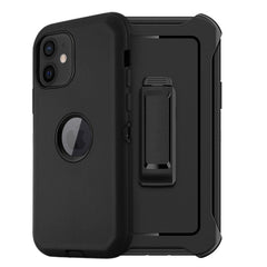 IPHONE 12 MINI Compatible Multilayer Full Protection with Built-In Screen Protector CaseAPPLE IPHONE 12 MINI In Black - Premium Protection by CELL DEMAND