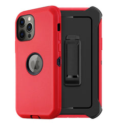 IPHONE 12 PRO Compatible Multilayer Full Protection with Built-In Screen Protector CaseAPPLE IPHONE 12 PRO MAX In Red - Premium Protection by CELL DEMAND